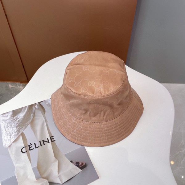 GUCCI new counter synchronous double-sided wear fisherman hat