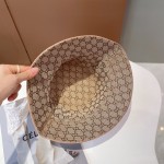 GUCCI new counter synchronous double-sided wear fisherman hat