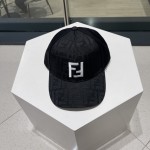 Fendl Fendi spring and summer new national tide embroidery letter baseball cap