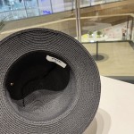 Chanel Straw Hat, Sun Hat, Sunshade Beach Hat, Head Circumference 57cm