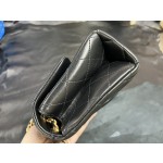 𝗖𝗛𝗔𝗡𝗘𝗟✦ 23p Letter Chain Mouth Flap Bag Genuine Leather