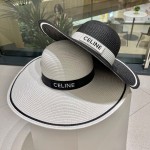 Celine Straw Hat, Brim, Sun Hat, Beach Sun Hat, Head Circumference 57cm