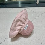 Celine summer new splicing large eaves sunshade fisherman hat outdoor sunscreen ice silk basin hat women