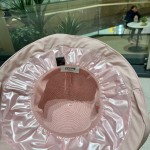 Celine summer new splicing large eaves sunshade fisherman hat outdoor sunscreen ice silk basin hat women