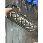 𝗖𝗛𝗔𝗡𝗘𝗟✦ 23p Letter Chain Mouth Flap Bag Genuine Leather