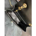 𝗖𝗛𝗔𝗡𝗘𝗟✦ 23p Letter Chain Mouth Flap Bag Genuine Leather