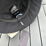 prada classic triangle bucket hat
