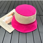 prada classic triangle bucket hat