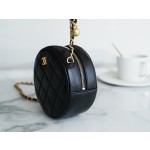 𝐂𝐇𝐀𝐍𝐄𝐋 Metal ball series small round cake〰 Black