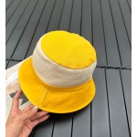 prada classic triangle bucket hat
