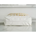 𝗖𝗛𝗔𝗡𝗘𝗟✦ 23S 22Mini bag white gold