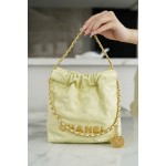 𝗖𝗛𝗔𝗡𝗘𝗟✦ 23S 22Mini bag chick yellow