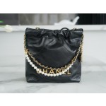 𝗖𝗛𝗔𝗡𝗘𝗟✦  23S 22Mini pearl chain bag black