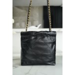 𝗖𝗛𝗔𝗡𝗘𝗟✦ 23s Spring/Summer New 22Mini bag Original Leather Black Gold