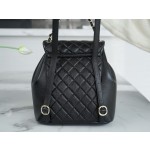 𝗖𝗛𝗔𝗘𝗡𝗟✦23c New 𝐃𝐮𝐦𝐚 Shoulder Bag Black Large