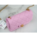 𝗖𝗛𝗔𝗡𝗘𝗟✦𝗖𝗹𝗮 𝘀𝘀𝗶𝗰 𝗙𝗹𝗮𝗽 𝗙𝗹𝗮𝗽 23P Spring/Summer New Love Adjustment Buckle Small Pink