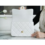 𝗖𝗛𝗔𝗡𝗘𝗟✦𝗖𝗹𝗮𝘀𝘀𝗶𝗰 𝗙𝗹𝗮𝗽23P spring and summer new love heart adjustment buckle large genuine leather