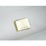 𝗖𝗛𝗔𝗡𝗘𝗟✦𝗖𝗹𝗮𝘀𝘀𝗶𝗰 𝗙𝗹𝗮𝗽23P spring and summer new love heart adjustment buckle large genuine leather