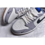 Air Jordan AJ1 Low Top White Black Red DZ0798-108