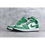 Air Jordan 1 MiD White Green