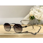 Valentino VA2040 Vintage Small Frame Chain Sunglasses
