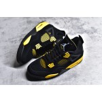 NK SB x Air Jordan 4 Black and Yellow