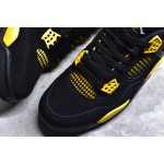 NK SB x Air Jordan 4 Black and Yellow