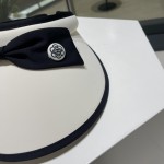 Chanel Bow Hat Empty Top Sun Protection UV Sun Shade Cap