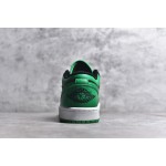 Air Jordan 1 Low Top Black Green