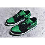 Air Jordan 1 Low Top Black Green