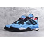 Travis Scott x Air Jordan AJ4 TS co-branded ice blue