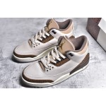 NK Air Jordan 3 AJ3 Grey Brown Mocha