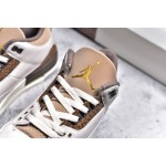 NK Air Jordan 3 AJ3 Grey Brown Mocha