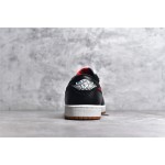 Air Jordan AJ1 Low low top white black red