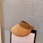 CHANEL sun visor empty top hat