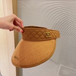 CHANEL sun visor empty top hat
