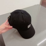 Miu Miu peaked cap, van cloth cap, baseball cap