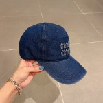 MIU MIU denim cap
