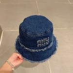MIU MIU denim bucket hat