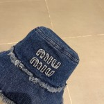 MIU MIU denim bucket hat