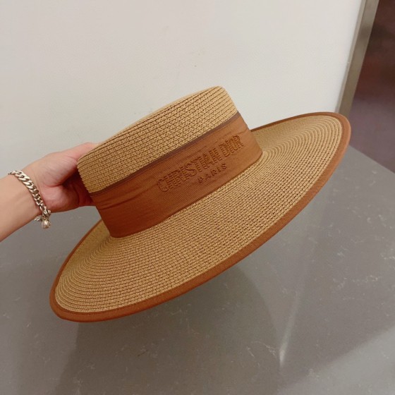 Dior new straw hat, bowler hat