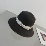 chanel straw hat, sun hat, sun visor beach hat