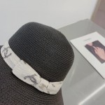 chanel straw hat, sun hat, sun visor beach hat