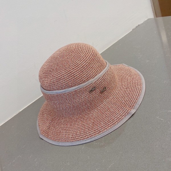 MIU MIU summer new straw hats, sun hats