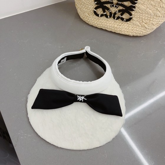 DIOR headband, organza fabric, sun visor