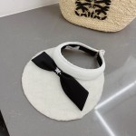 DIOR headband, organza fabric, sun visor