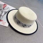 CHANEL bowler hat, sun visor hat