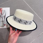 CHANEL bowler hat, sun visor hat