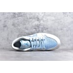 Air Jordan 1 low top blue and white