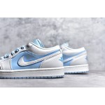 Air Jordan 1 low top blue and white